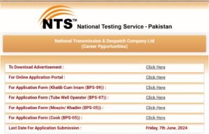 New National Transmission & Dispatch Company Jobs 2024