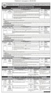 New Punjab Public Service Commission Jobs 2024