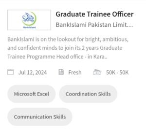 New Bank Islami Graduate Trainee Officer Program Jobs 2024