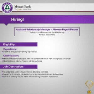 New Meezan Bank Jobs 2024