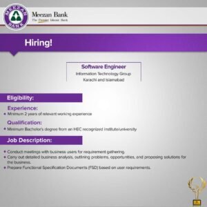 New Meezan Bank Jobs 2024