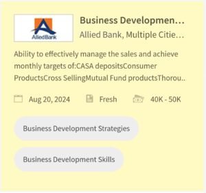 New Allied Bank Business Development Officer Jobs 2024