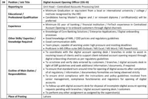 New NBP General Banking Officers Jobs 2024