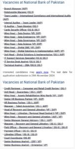 New National Bank Of Pakistan Relationship Manager Jobs 2024