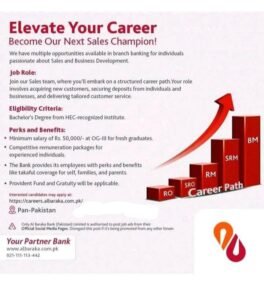 New Al Baraka Bank Sales Champion Jobs 2024